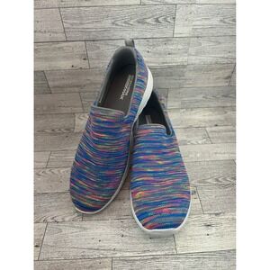 Skechers GOwalk Max Women's Size 11 Multicolor Textile Slip On Walking Shoes